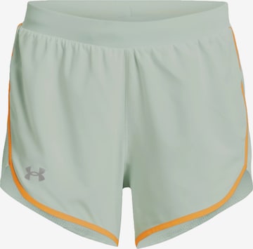 UNDER ARMOUR Regular Sportbroek 'Fly By Elite 3' in Groen: voorkant