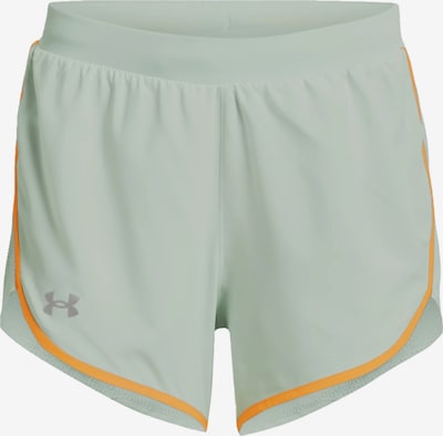 UNDER ARMOUR Pantalon de sport 'Fly By Elite 3' en menthe / orange, Vue avec produit