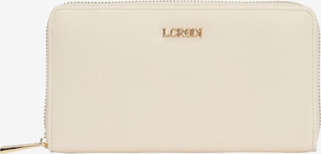 L.CREDI Wallet 'Filippa' in White: front