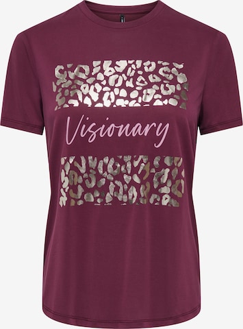 T-shirt 'ONLFREE' ONLY en violet : devant
