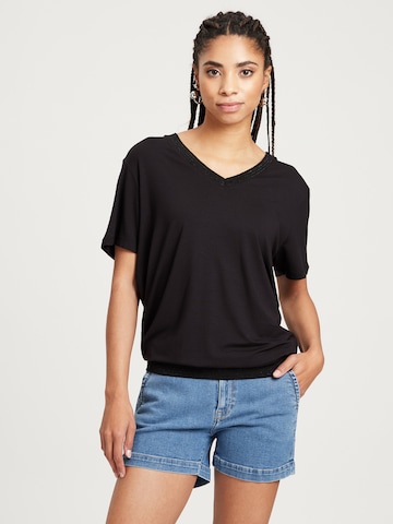 Cross Jeans Shirt '56084' in Black: front