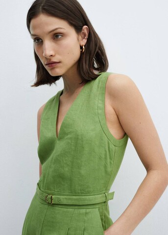 MANGO Jumpsuit 'Nan' in Green