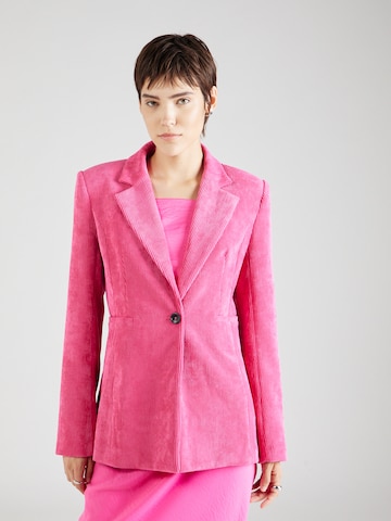 PATRIZIA PEPE - Blazer en rosa: frente