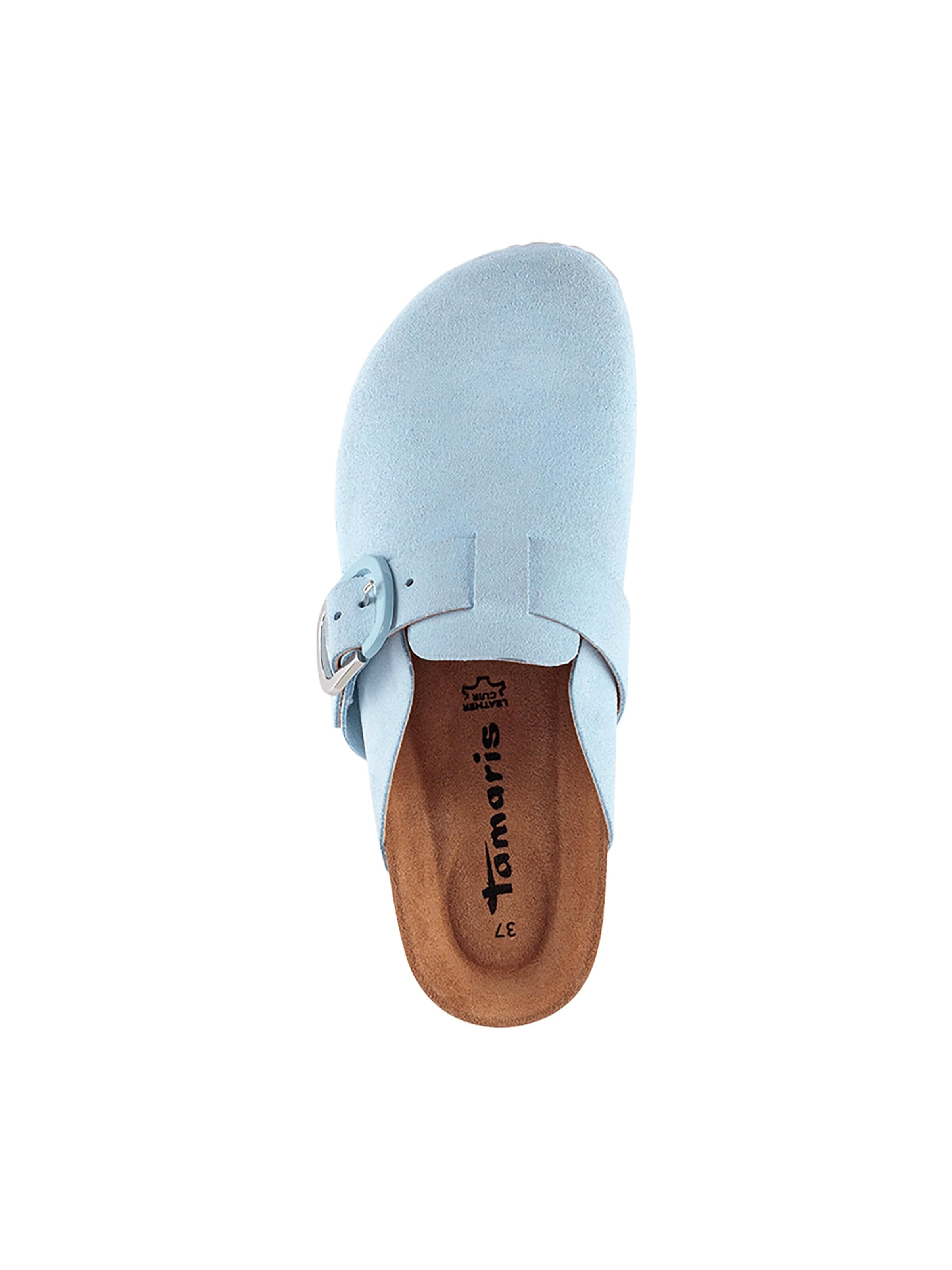 Tamaris - Zapatos abiertos 'Leder-Pantoletten' en azul