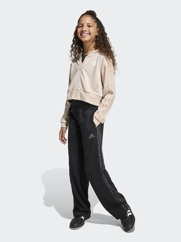 ADIDAS SPORTSWEAR - Sudadera con cremallera deportiva en gris