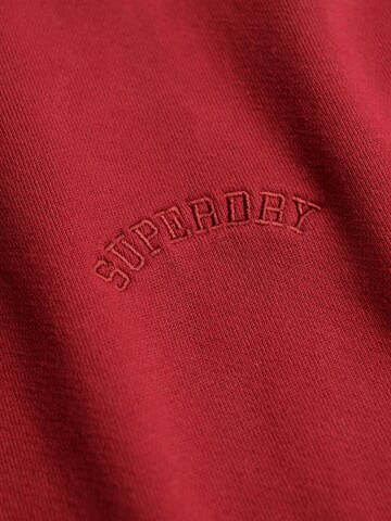 Felpa 'ESSENTIAL' di Superdry & Co in rosso