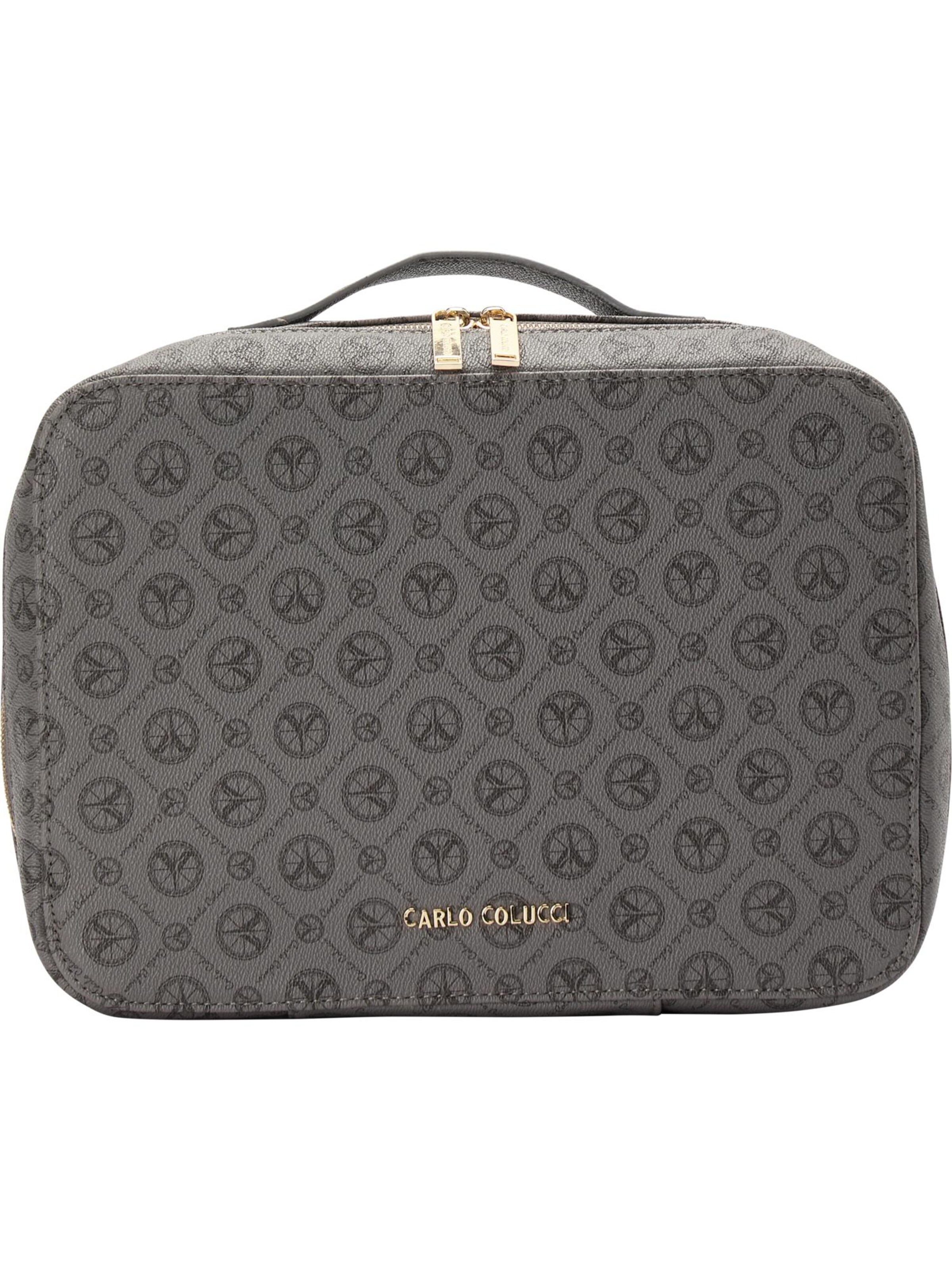 Carlo Colucci Toiletry bag ' Cramarossa ' in Grey: front