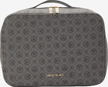 Trousses de toilette ' Cramarossa ' Carlo Colucci en gris : devant