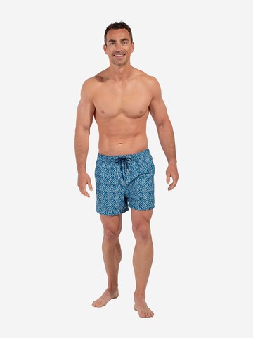 HOM Swimming shorts ' Beach Boxer Camaiore ' in Blue