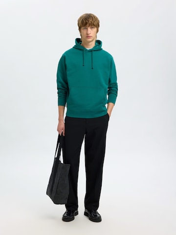SELECTED Sweatshirt 'SLHLUKE' in Green
