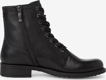 TAMARIS Lace-up bootie in Black