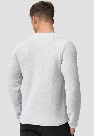 INDICODE JEANS Pullover 'Loakim' in Weiß