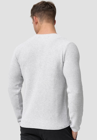 INDICODE JEANS Pullover 'Loakim' in Weiß