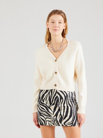 VERO MODA Cardigan 'GOLD' i beige: forside