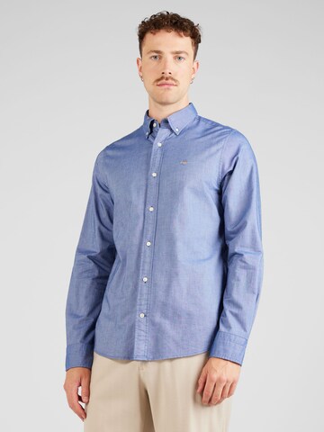 Coupe slim Chemise GANT en bleu : devant