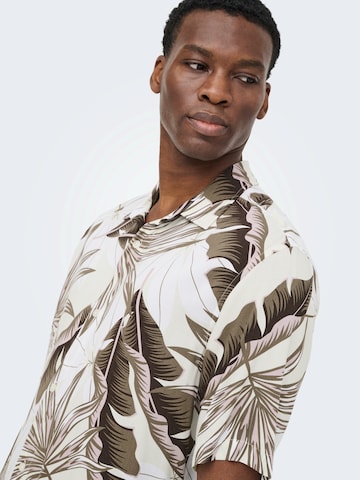Only & Sons Regular fit Srajca 'ONSELI' | bela barva