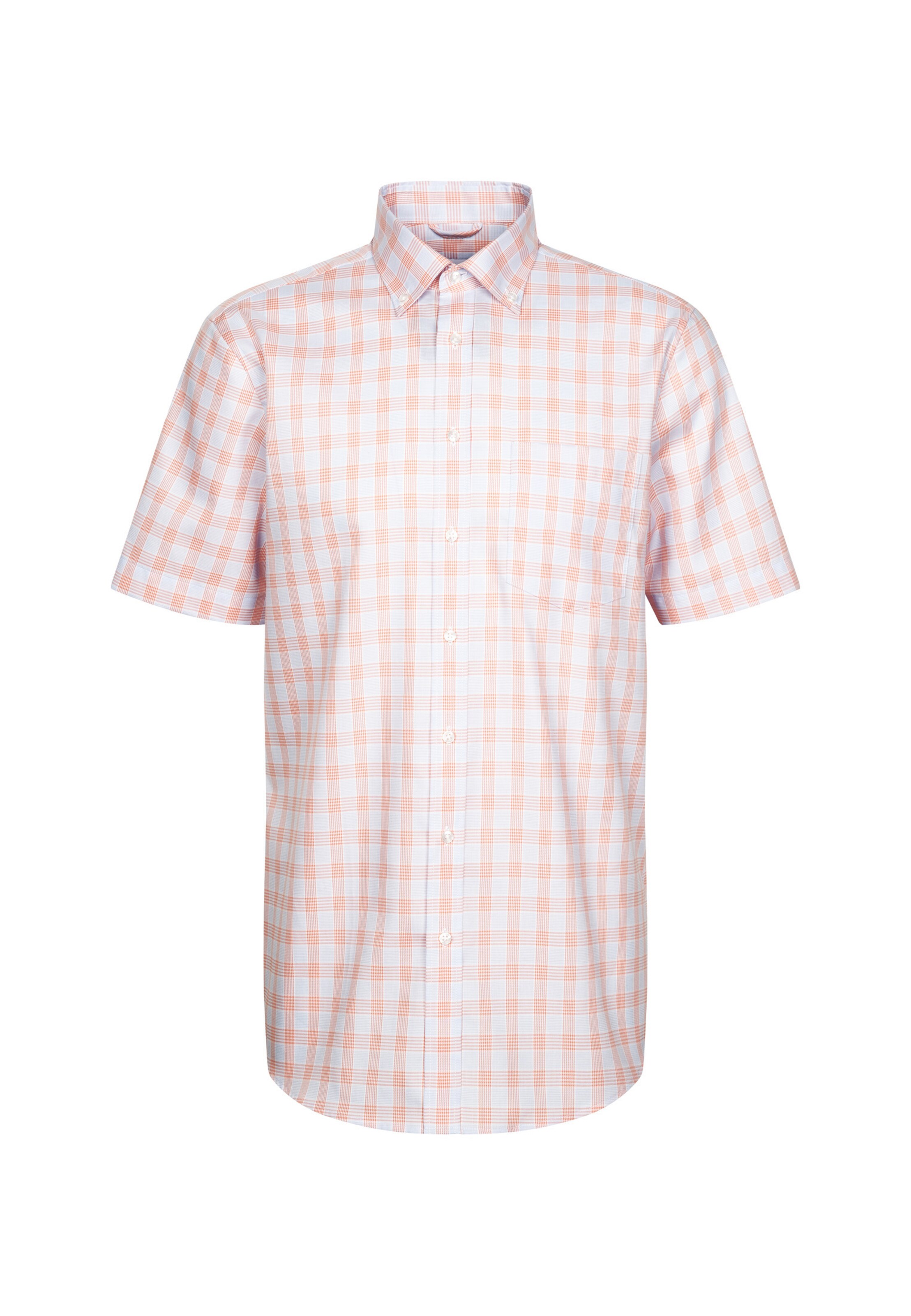 SEIDENSTICKER Regular fit Zakelijk overhemd in Oranje: voorkant