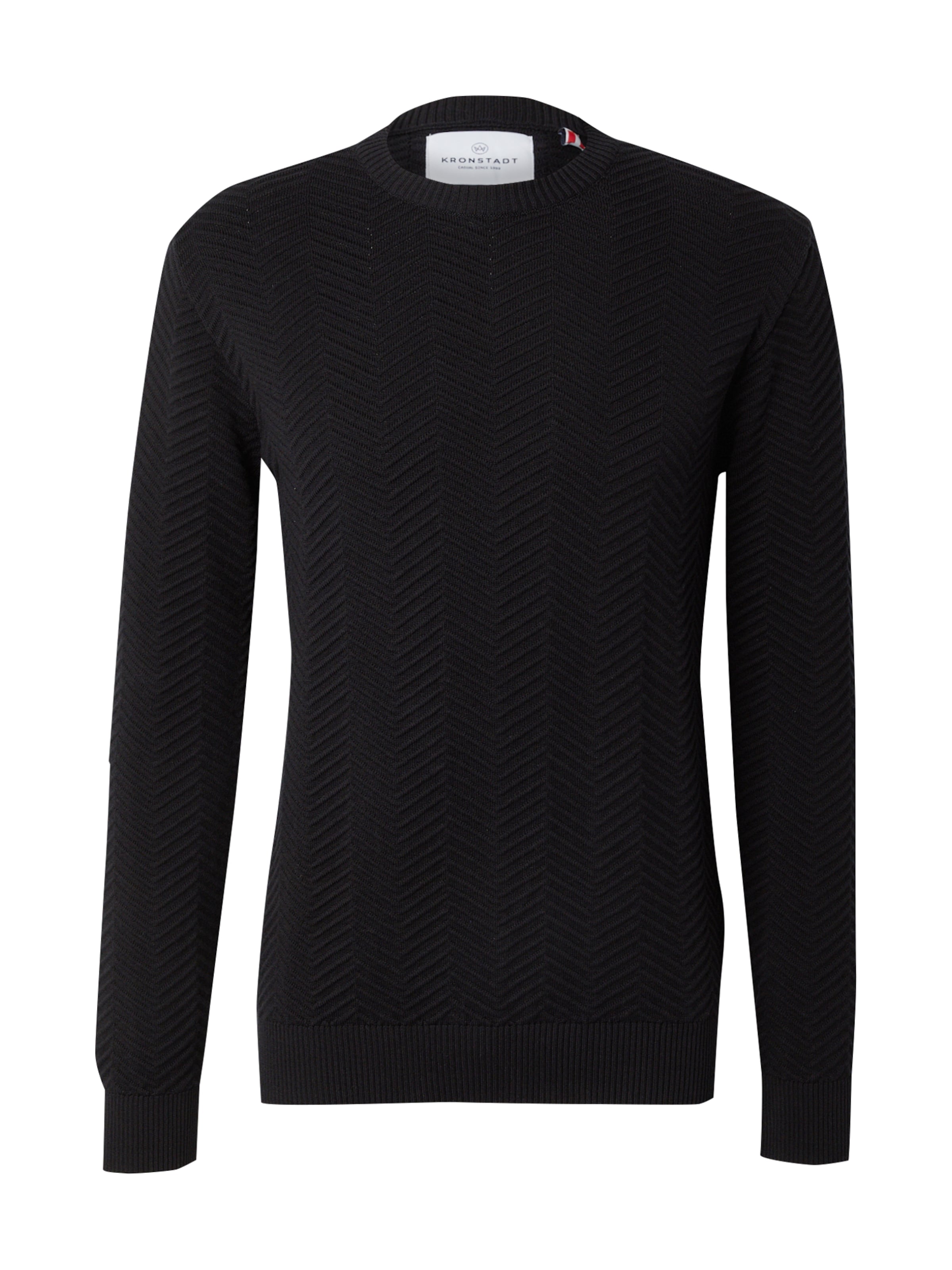 Kronstadt Свитер 'Carlo' в Черный: спереди
