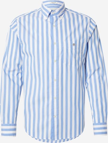 GANT - Regular Fit Camisa 'CLASSIC' em azul: frente