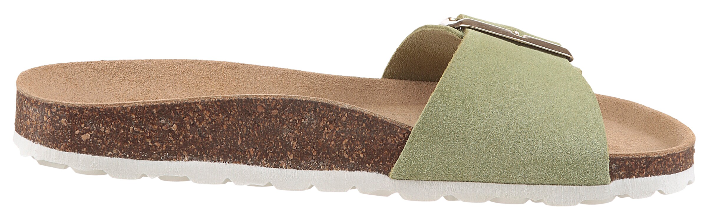Aniston Mules in Green