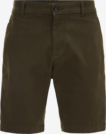 Pantalon chino WE Fashion en vert : devant