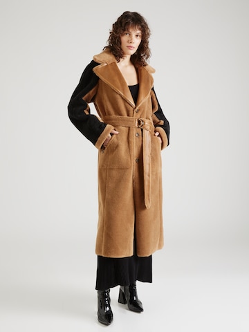 Urban Code Zimní kabát – hnědá: přední strana