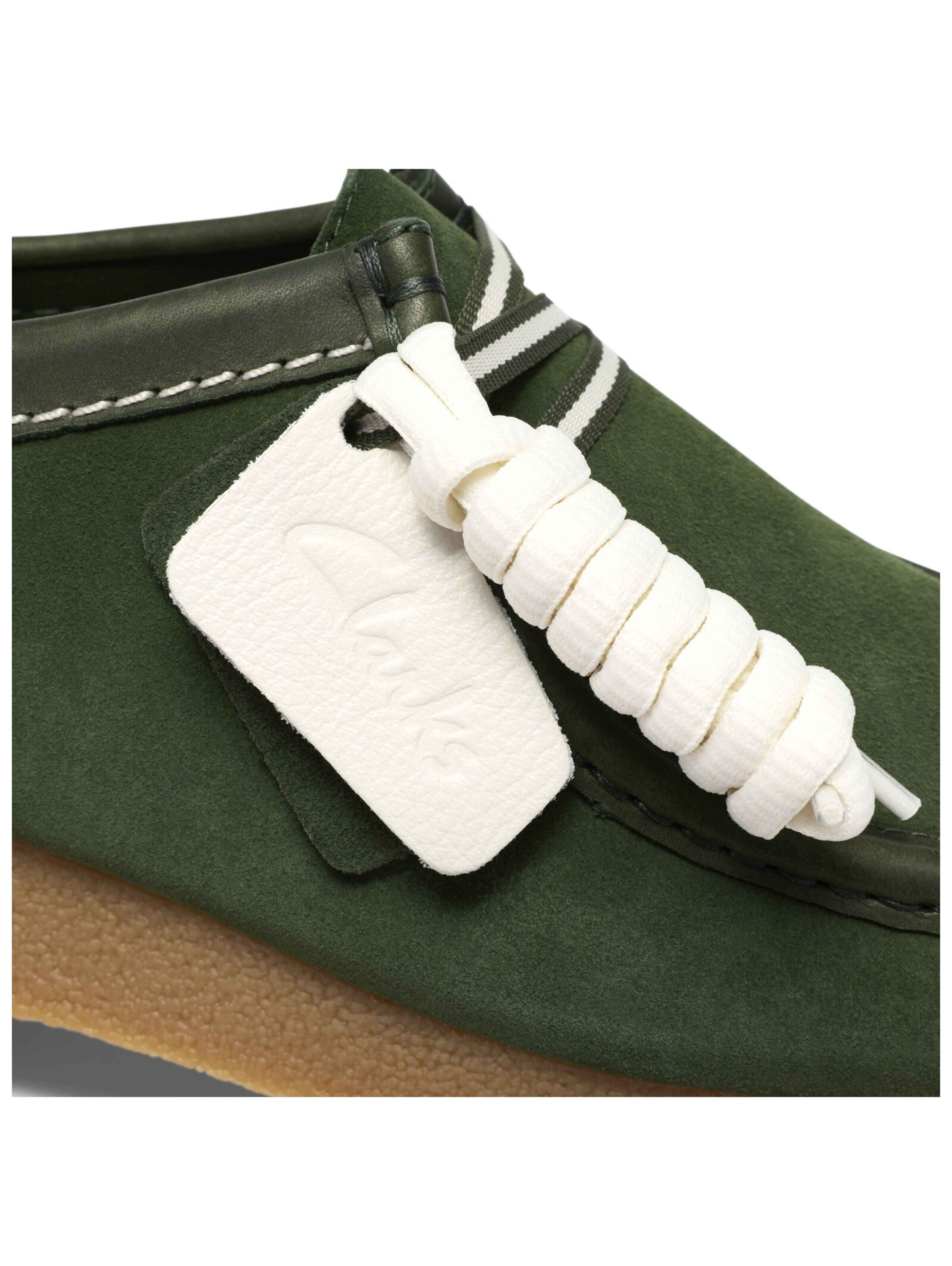 CLARKS Schnürschuh in Grün