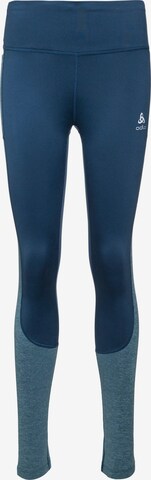ODLO Workout Pants in Blue: front
