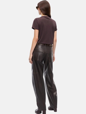 PINKO T-shirt 'PINKO QUENTIN T-SHIRT JERSEY T-SHIRT' i brun