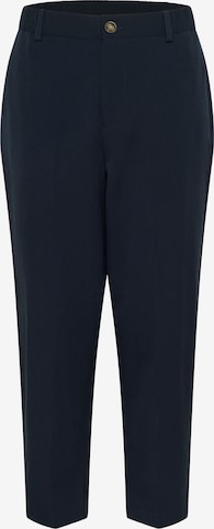 Pantalon à plis 'KAHeather' Kaffe en bleu : devant