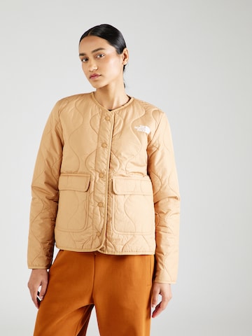 THE NORTH FACE Outdoorjas 'AMPATO' in Beige: voorkant