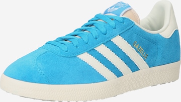 Sneaker low 'Gazelle' de la ADIDAS ORIGINALS pe albastru: față