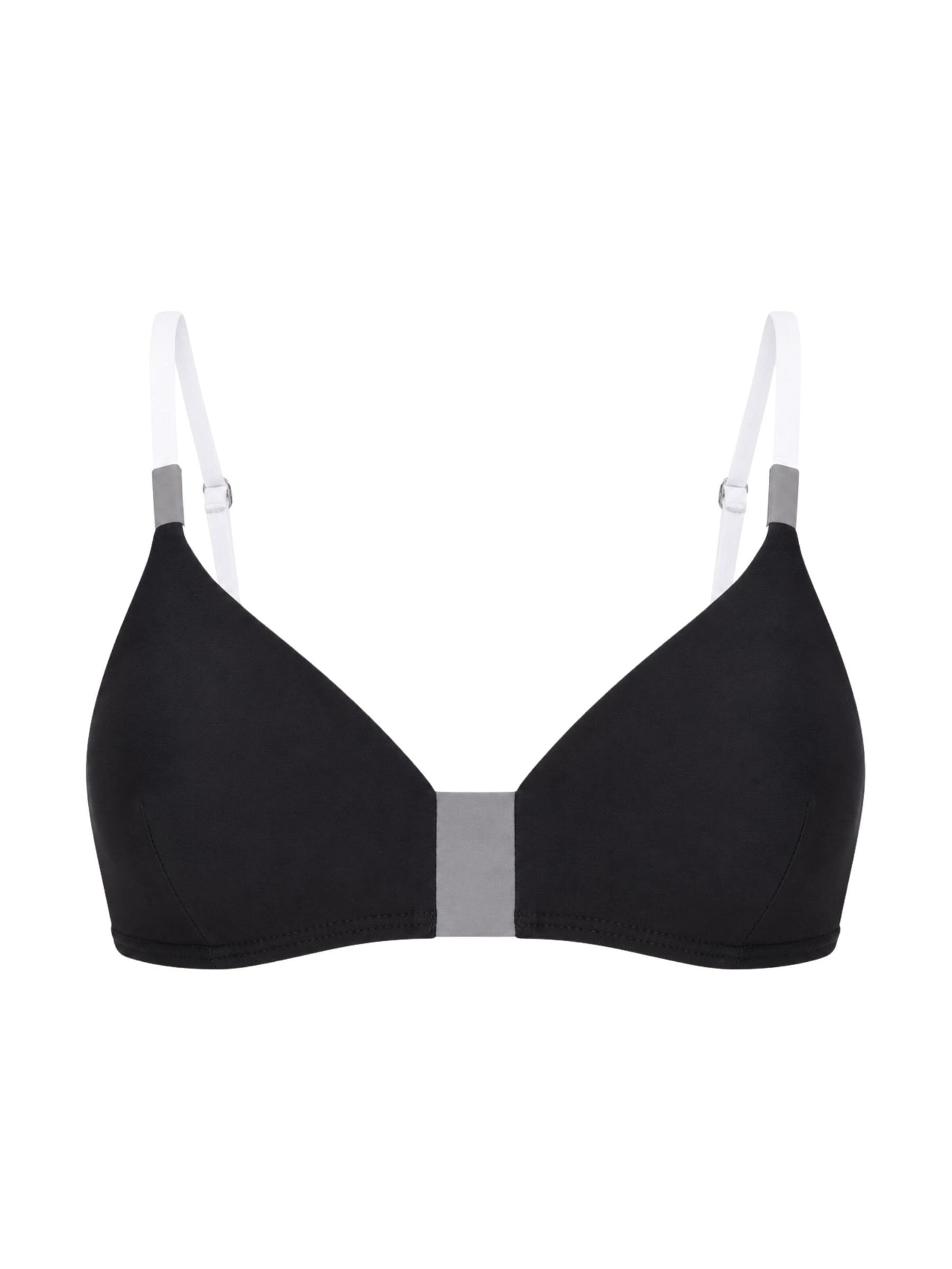 Horizon Athletic - Triángulo Top de bikini deportivo 'Timor Bikini Top Luna' en negro: frente
