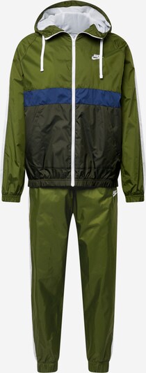Nike Sportswear Jogginganzug in blau / oliv / dunkelgrün, Produktansicht