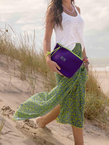 Mywander Clutch 'Neoprene' in Purple