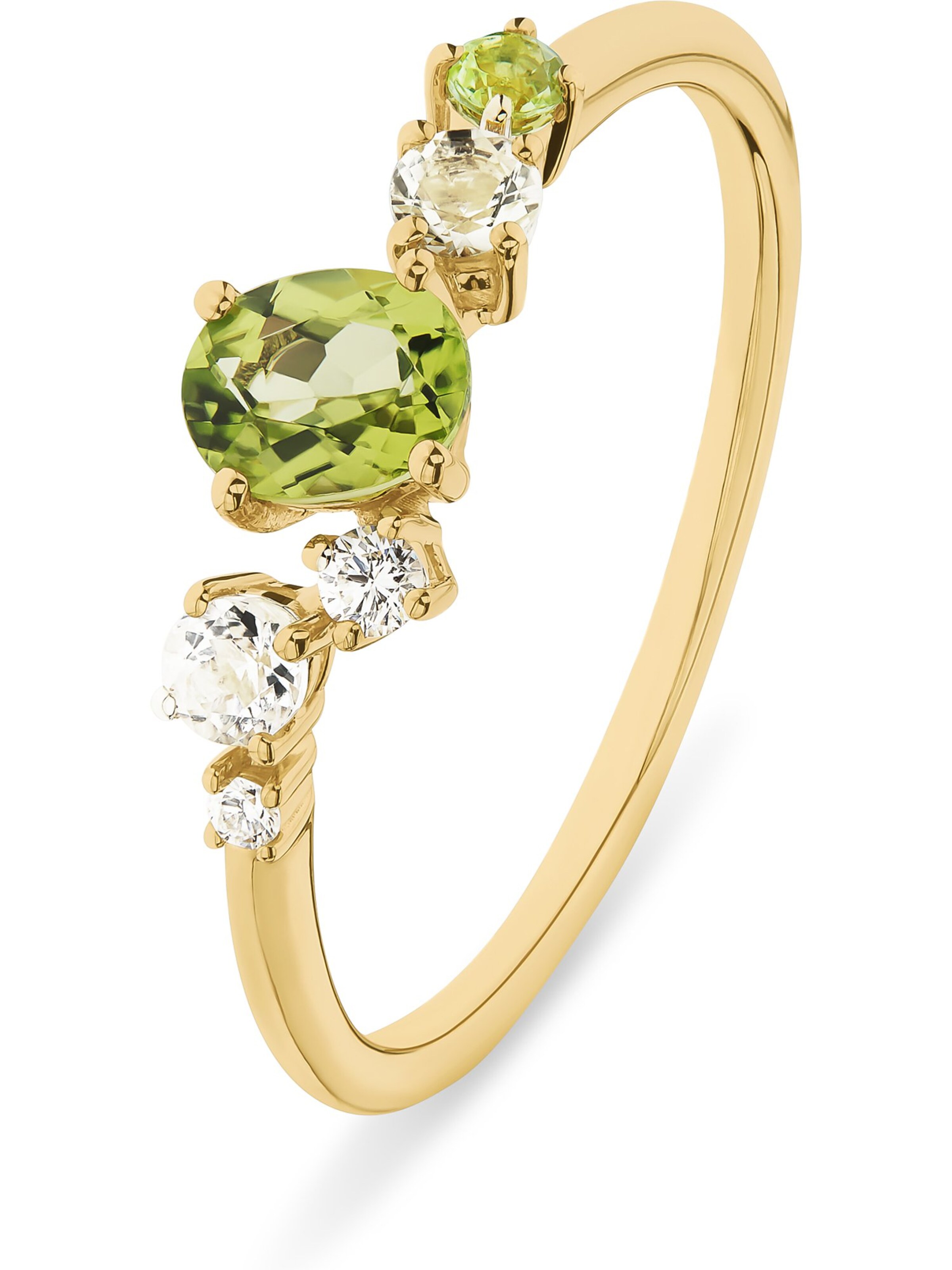 CHRIST Ring in Gold: Vorderseite