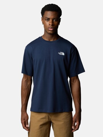 T-Shirt 'Mountain Sketch' THE NORTH FACE en bleu
