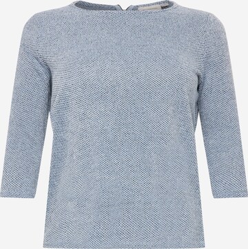 ONLY Carmakoma Shirt 'MARTHA' in Blauw: voorkant