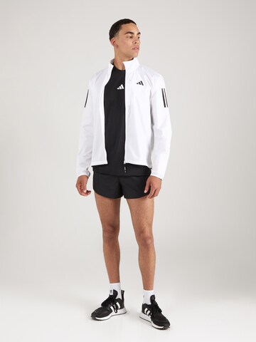 Veste de sport 'Own The Run' ADIDAS PERFORMANCE en blanc