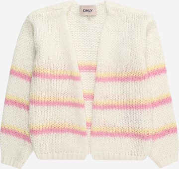 KIDS ONLY Strickjacke 'NORDIC' in Beige: predná strana