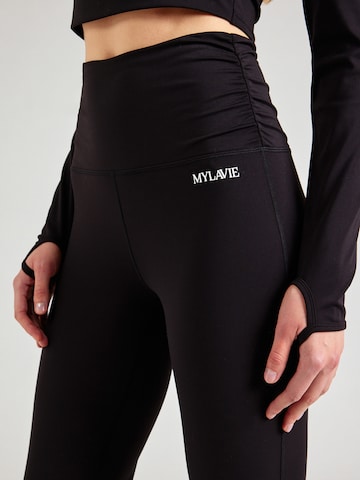 MYLAVIE by Sarah Harrison Boot cut Sports trousers in Black