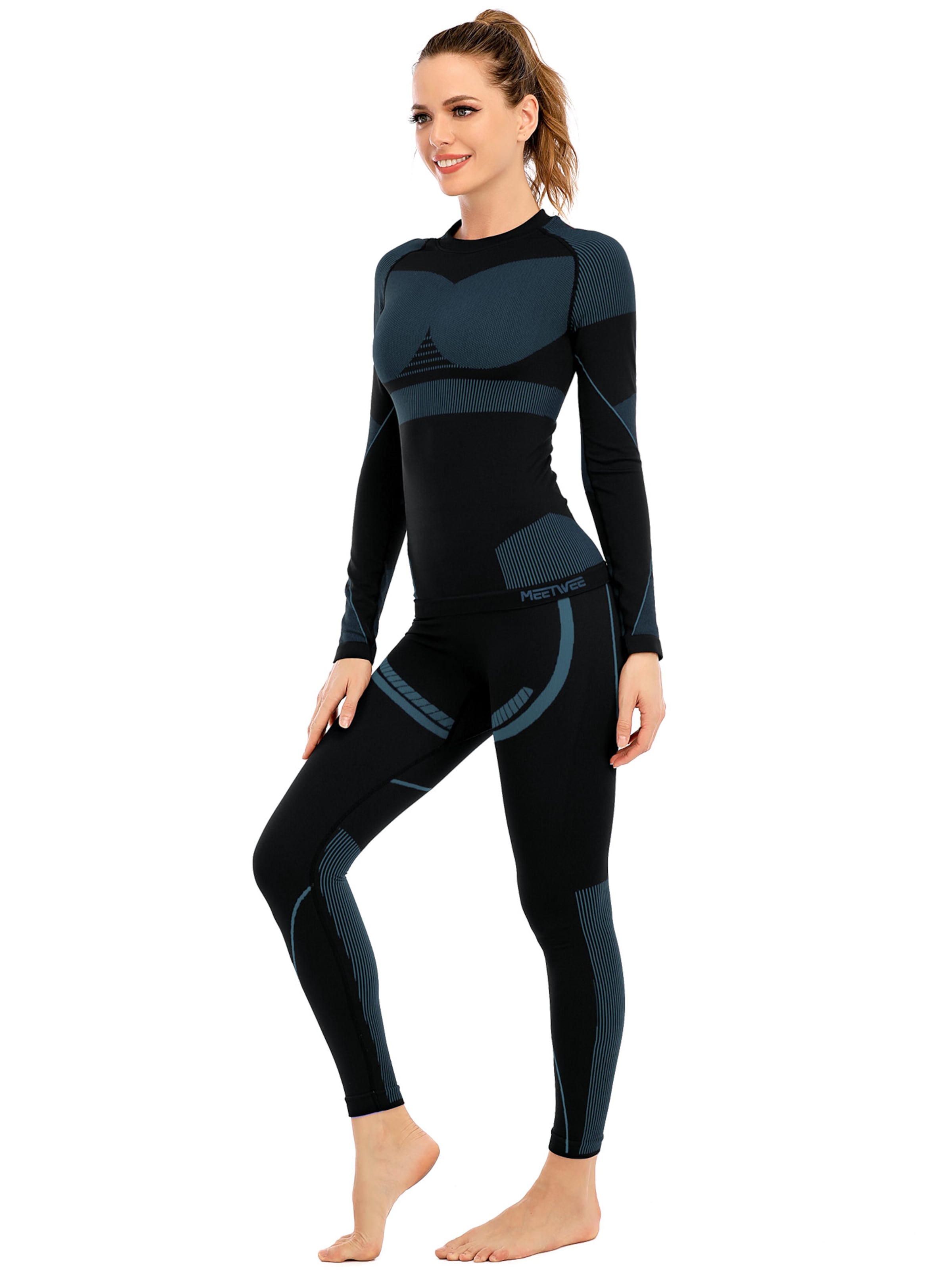 MEETWEE Athletic Bodysuit 'Athletic Underwear Set' in Green