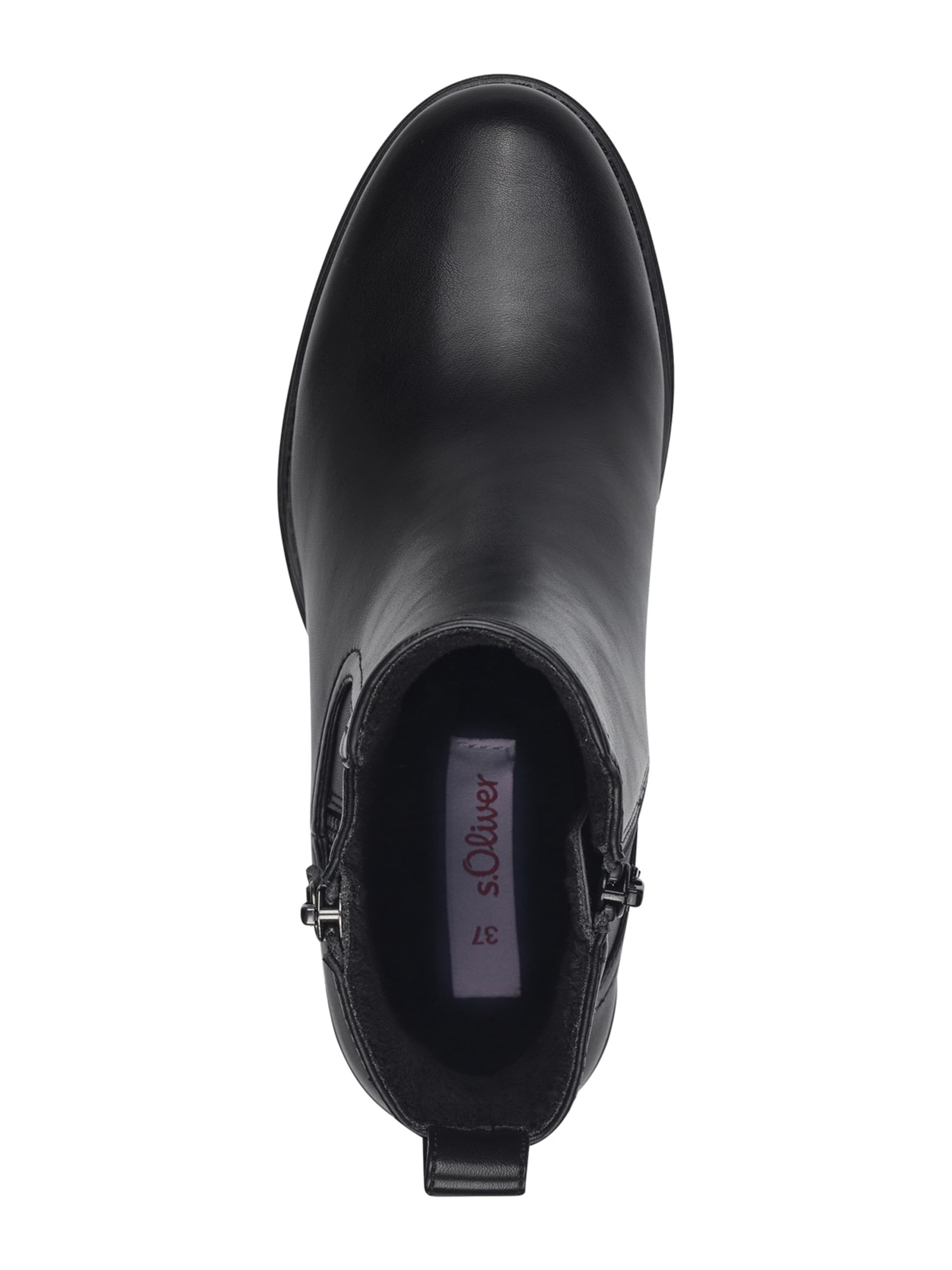 s.Oliver Stiefelette in Schwarz
