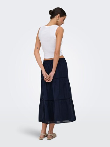 Jupe 'ONLIsabella' ONLY en bleu