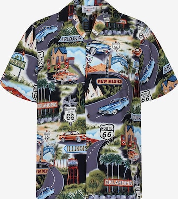 Pacific Legend Regular fit Button Up Shirt 'Breite Straße' in Grey: front