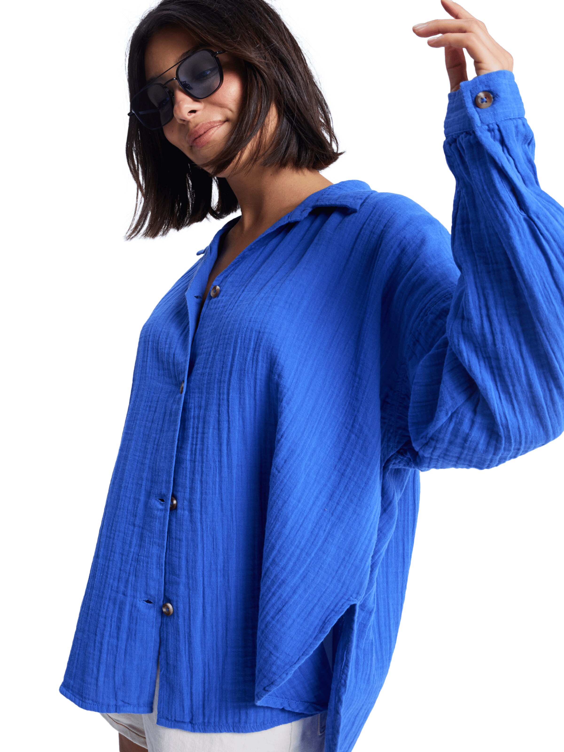 ROXY Bluse 'Morning Time' in Blau