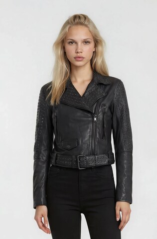 trueprodigy Jacke 'Raven' in Schwarz: Vorderseite