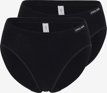 SPEIDEL Panty 'bio.cotton Sport Edition' in Black: front