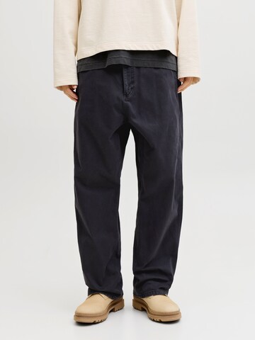 JACK & JONES Wide Leg Bukser 'JPSTALEX RAYE WORKER' i brun
