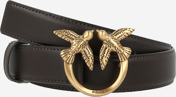 PINKO - Cinturón 'LOVE BERRY' en marrón: frente
